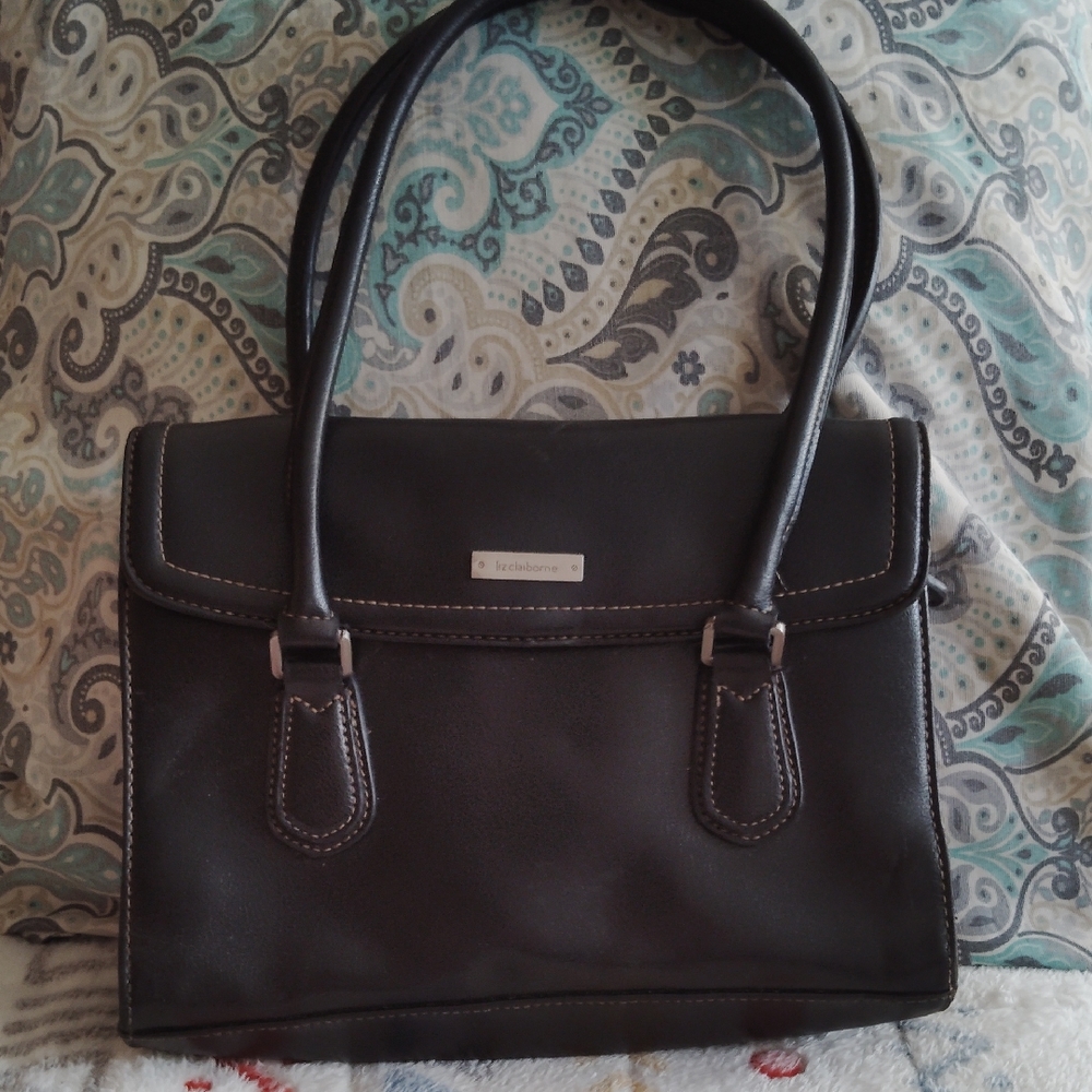 The Sak Dark Brown Leather Shoulder Bag